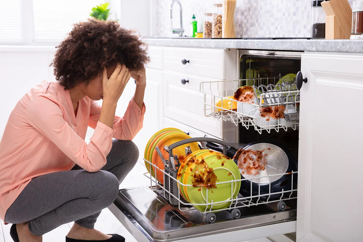 Why is dishwasher not heating the water?